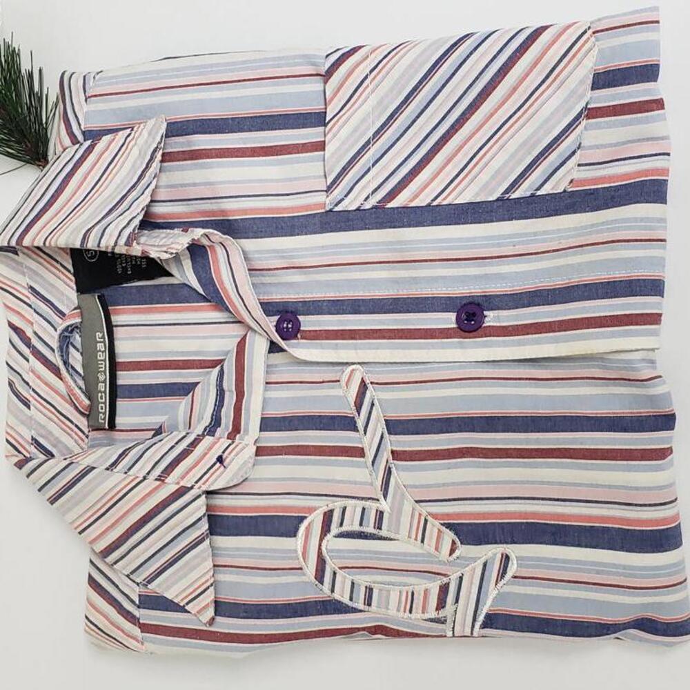 Stylish Striped Short Sleeve Shirt
